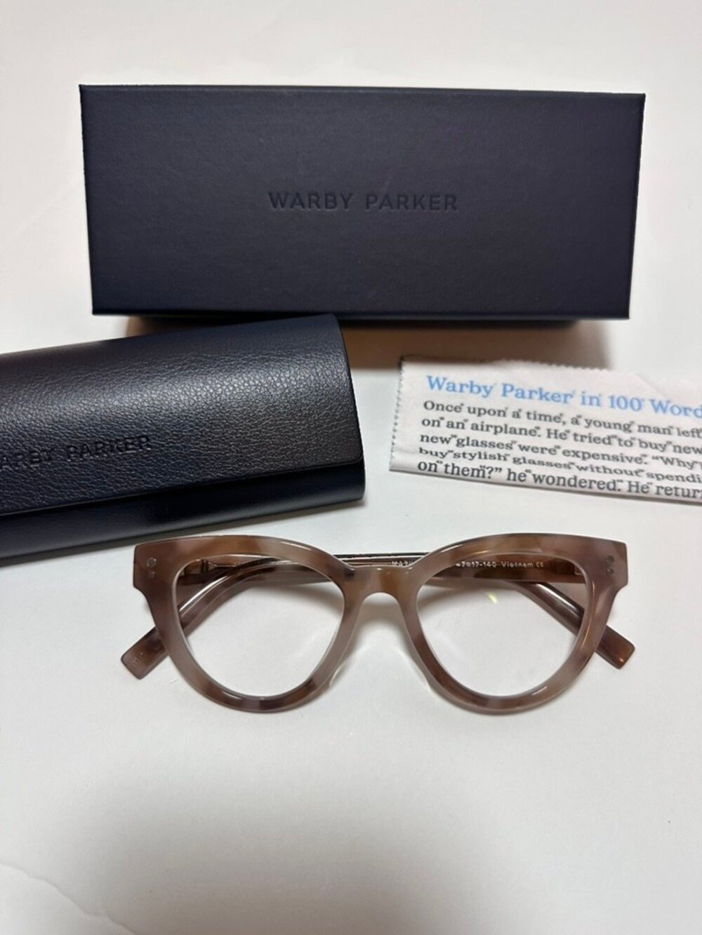 Warby Parker Matilda Smoky Mauve Tortoise 0.00